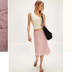 NWOT Free People Valentina Convertible Tube Top Skirt